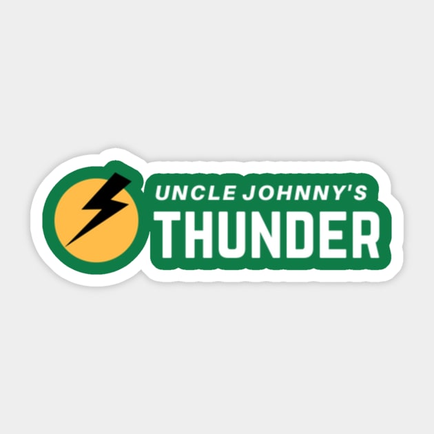 Uncle Johnny's Thunder Sticker by Sweet11Boy